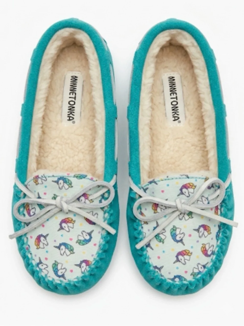 Minnetonka Kids Cassie Unicorn Moccasins Kids Size 3